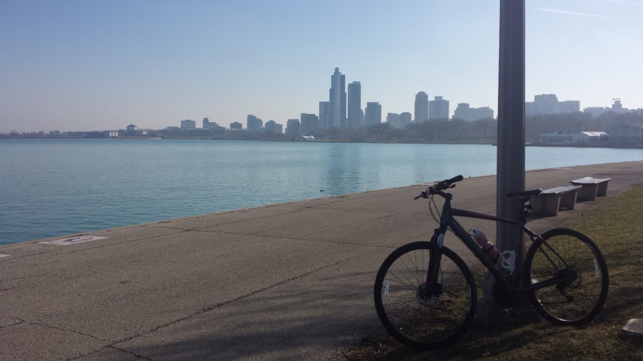 Cicloturismo em Chicago 2015 - 1o Pedal: Lakeshore North